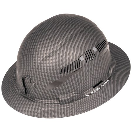 KLEIN TOOLS Hard Hat, Premium KARBN Pattern, Vented Full Brim, Class C 60626